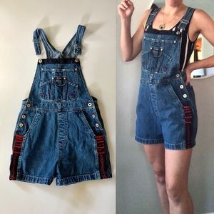 Vintage 90’s BUM shorts overalls